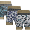 kit cueca zoobrazil boxer com 3 pecas 1