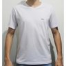 Camiseta Masculina Ebenezer Gola V Lisa Branco 1