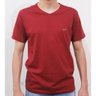 Camiseta Masculina Ebenezer Gola V Lisa Vermelho 1