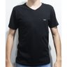 Camiseta Masculina Ebenezer Gola V Lisa Preto 2