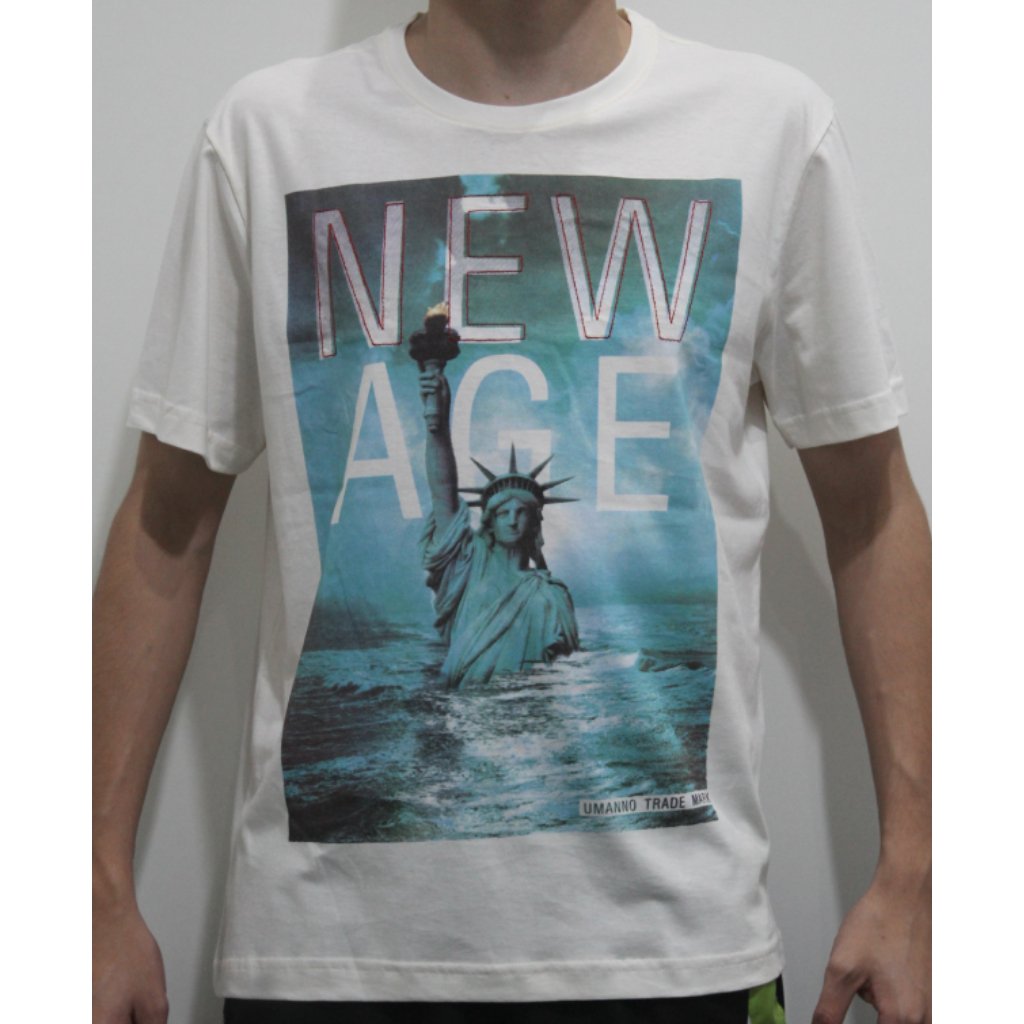 Camiseta Masculina Nellus New Age Bege 1