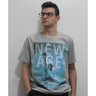 Camiseta Masculina Nellus New Age Cinza 2