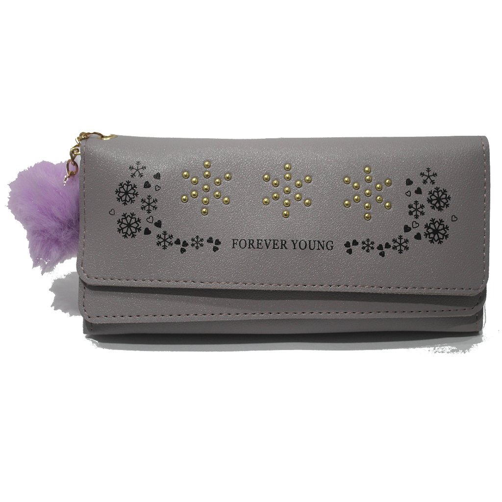 Carteira Feminina Impacto Snow Cinza 1