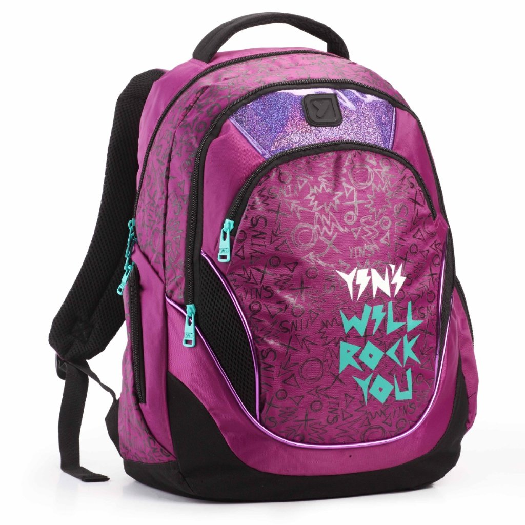 Mochila Juvenil Romitex Rock You Roxo 2