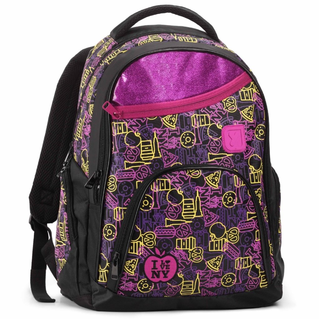 Mochila Juvenil Romitex New York Roxo 2