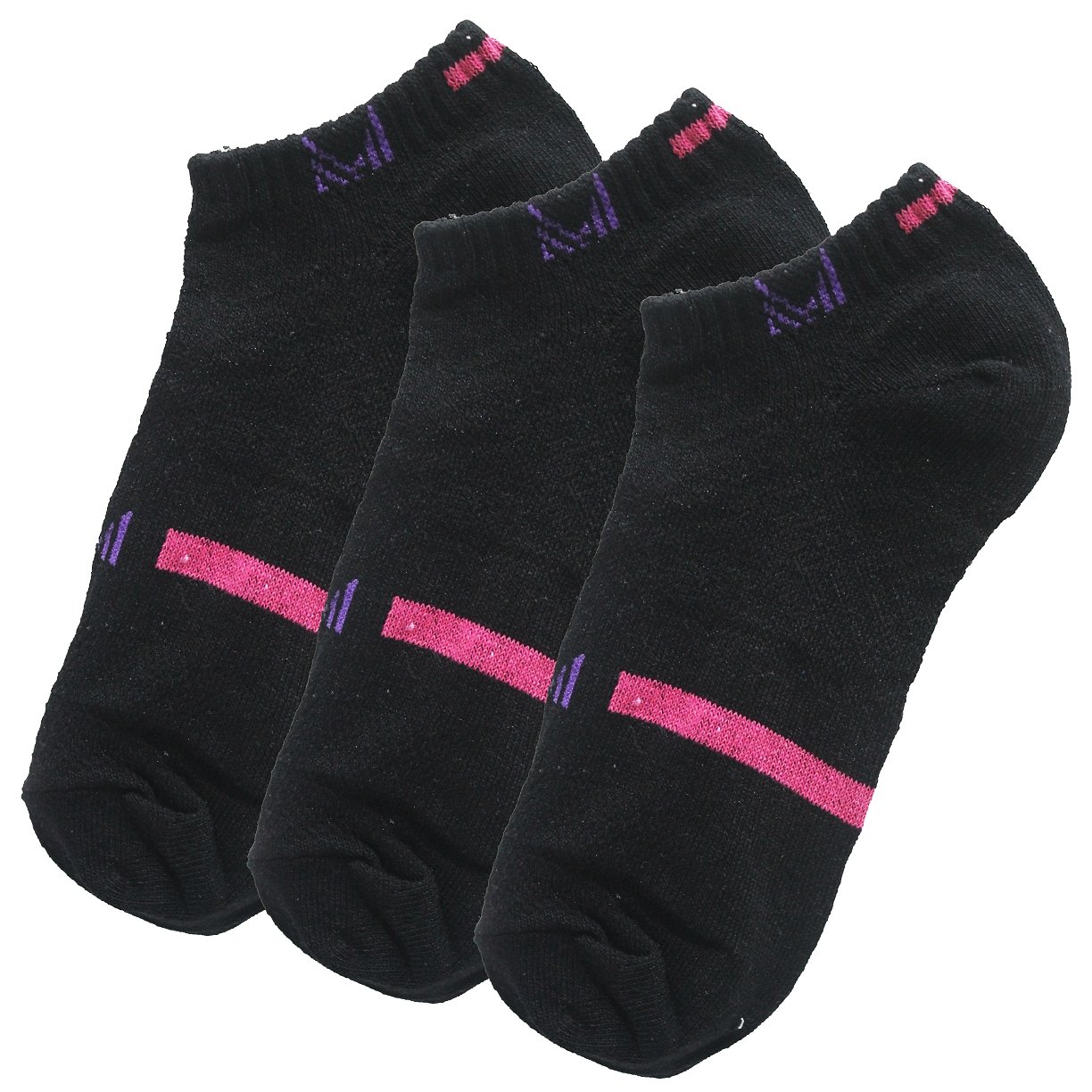 Kit 3 Pares de Meias Manhattan Adulto Feminino Preto