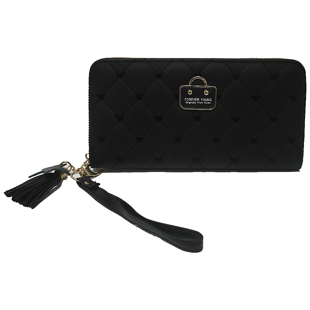 Carteira Feminina Impacto Corao Preto 2