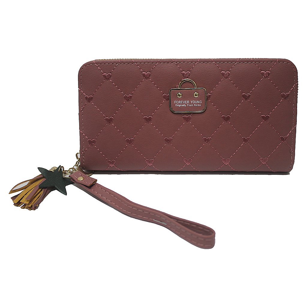 Carteira Feminina Impacto Corao Rosa 2