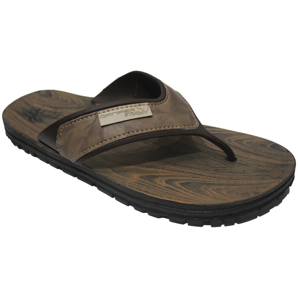 Chinelo Strada Danper Masculino Adulto Bege 1