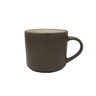 Caneca de Porcelana MZ 400ml Cinza Lisa