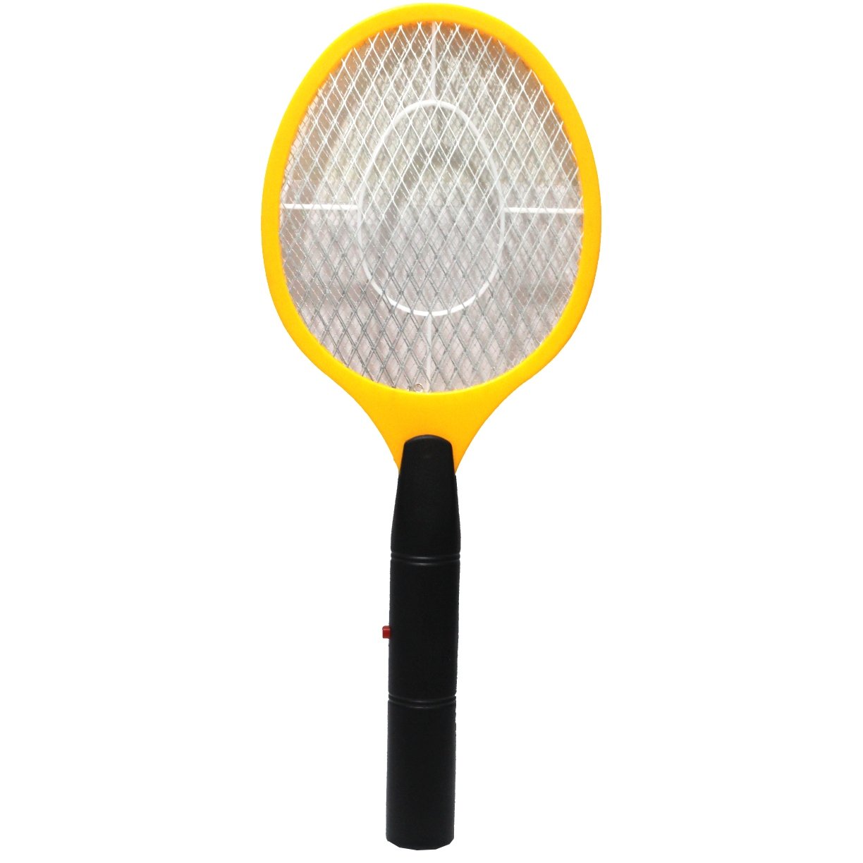 Raquete Eltrica Mata Mosca a Pilha Amarelo