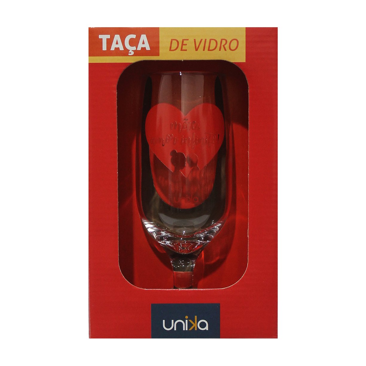 Taa de Vidro 300ml Unika Me Amor Infinito 2