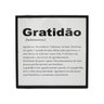 Quadro Decor com Moldura FWB Gratido