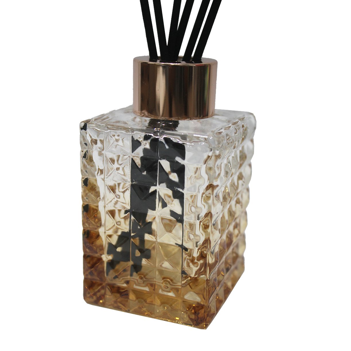 Frasco para Difusor FWB Quadrado Vidro   Bege 2