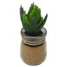 vaso com suculenta artificial onyx vidro 8 2