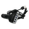 carregador veicular usb 4 entradas e cabo 3em1 altomex 2