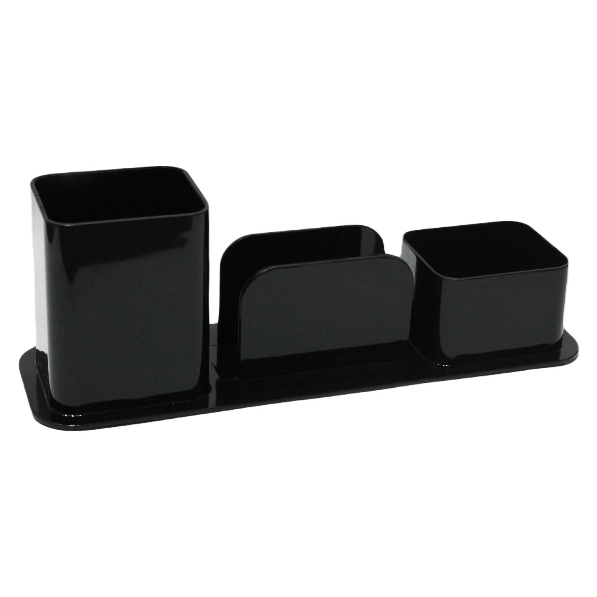 porta caneta clips e lembretes de acrilico dello preto 1