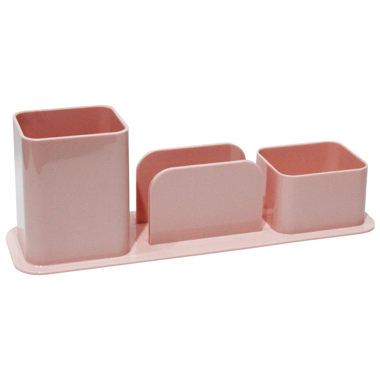 porta caneta clips e lembretes de acrilico dello rosa 2