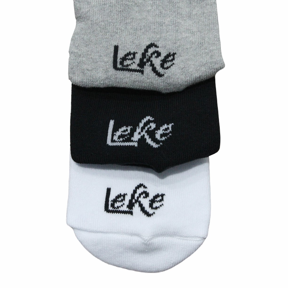 kit 3 pares de meia soquete atoalhada adulto 38 a 43 leke 2