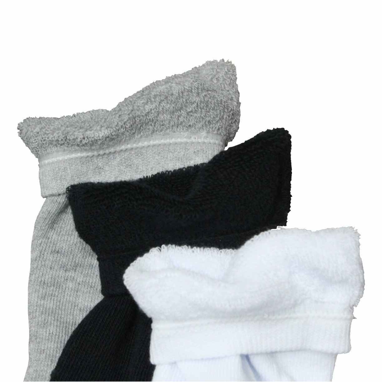 kit 3 pares de meia soquete atoalhada adulto 38 a 43 leke 3