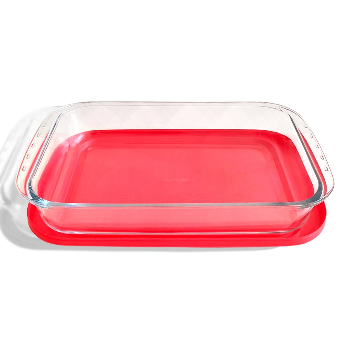 lasanheira 5l com tampa marinex vermelha 2