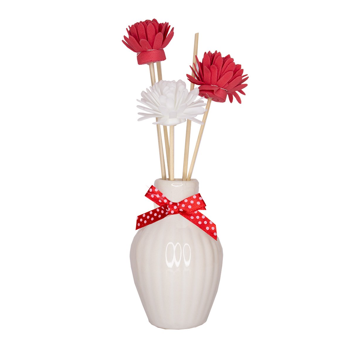 frasco para difusor famys vaso com flores ceramica 5