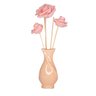 frasco para difusor famys vaso com rosas ceramica 3