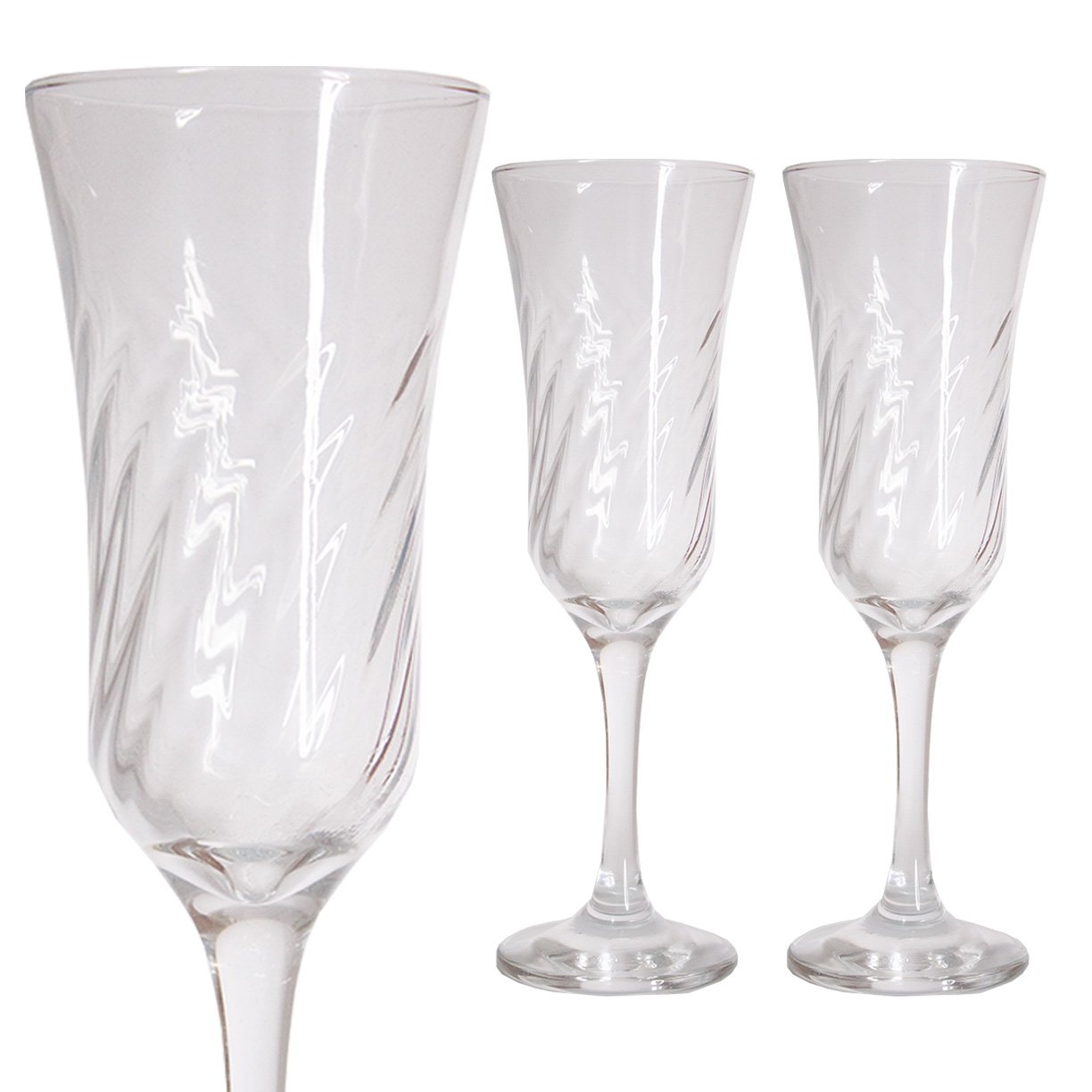 jogo de tacas p champagne 150ml celebration 3un 6