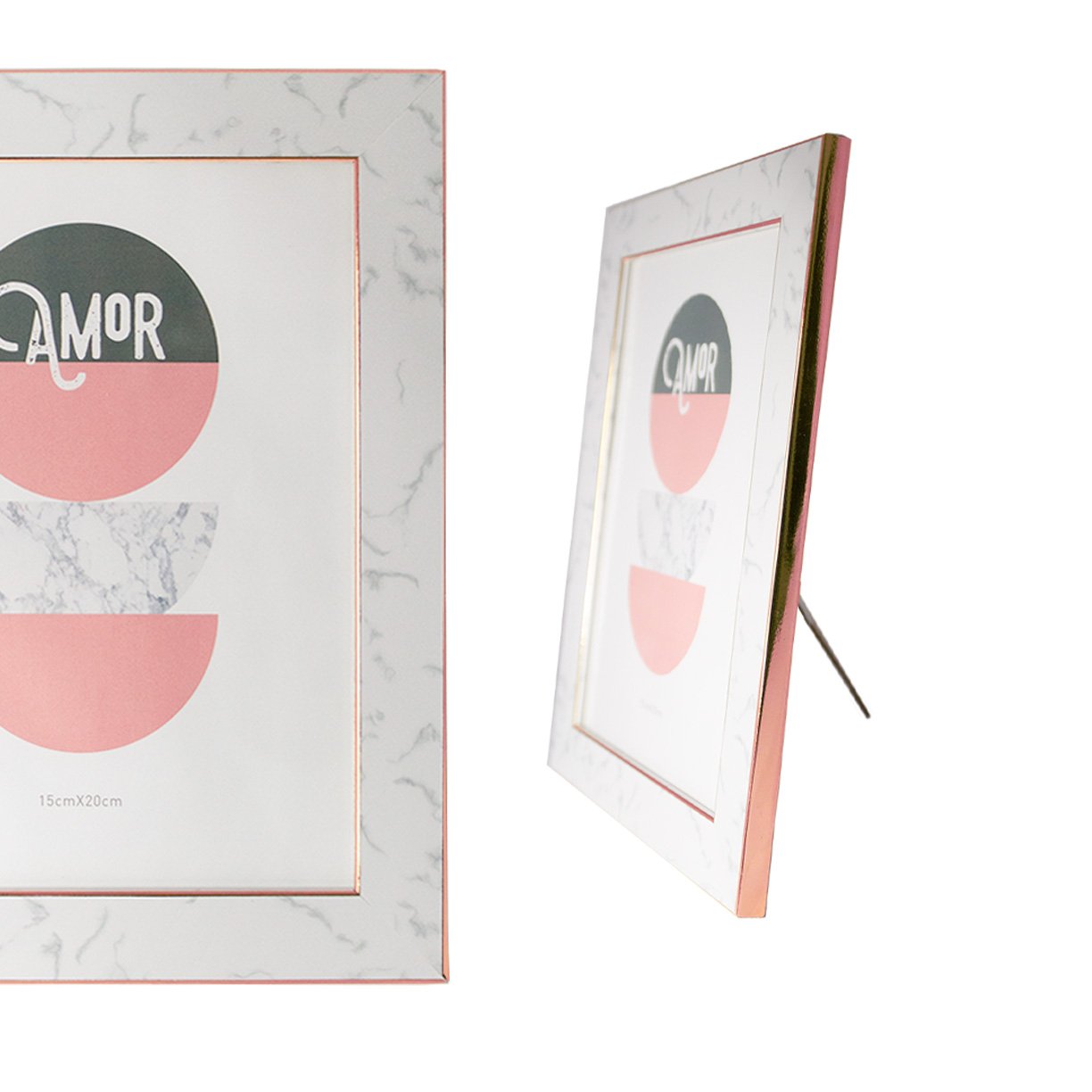 porta retrato de plastico onyx marmore 3