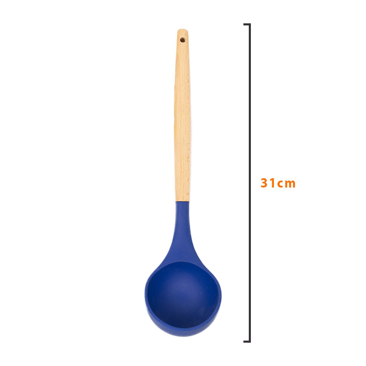 kit utensilios de cozinha de silicone dark blue dolcehome 2