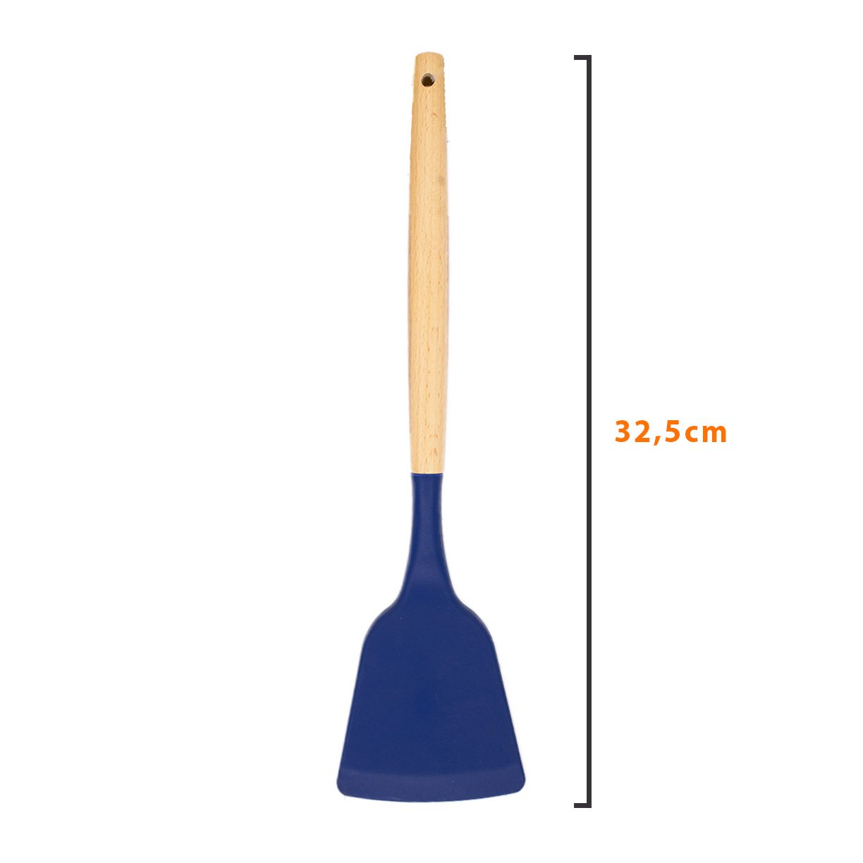 kit utensilios de cozinha de silicone dark blue dolcehome 6