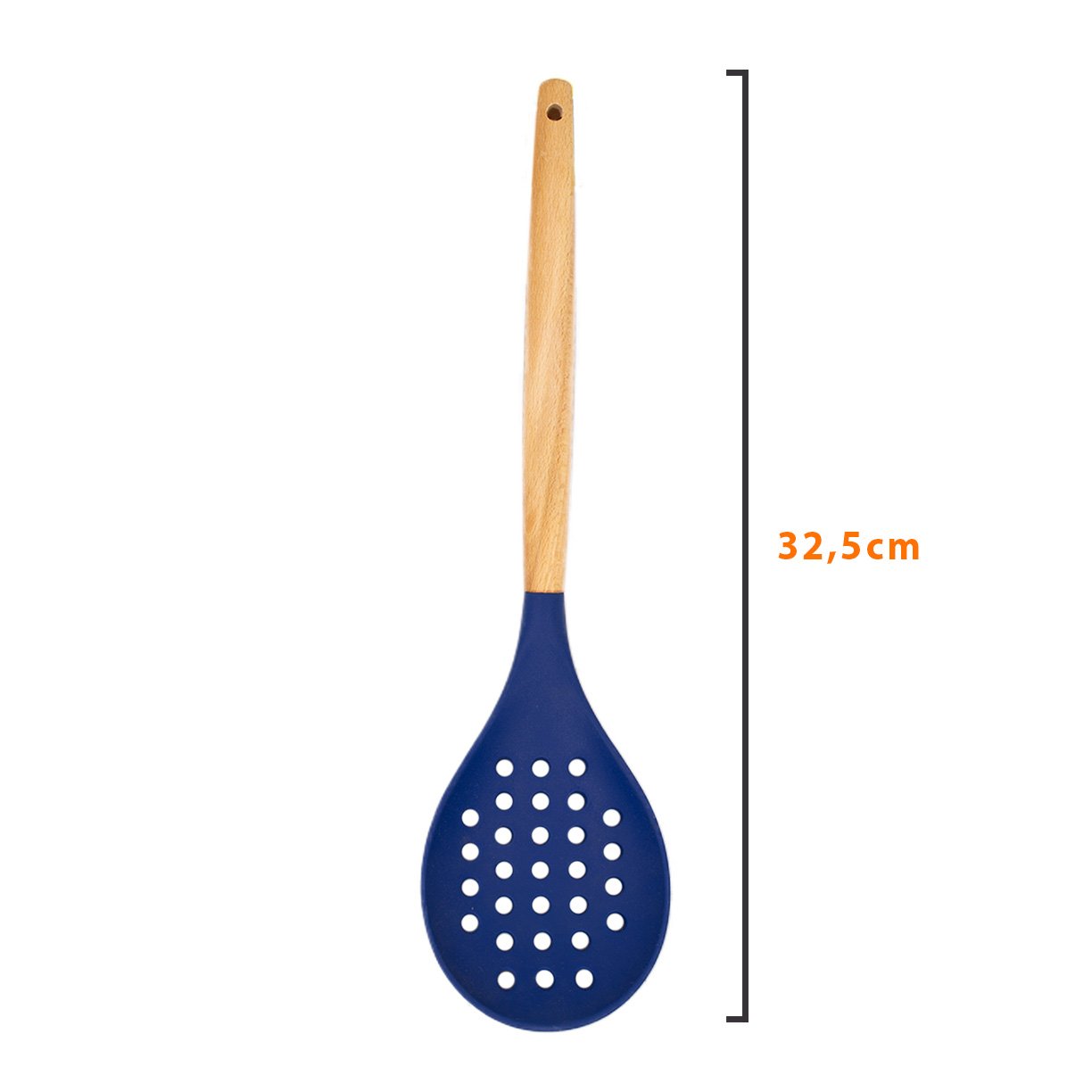 kit utensilios de cozinha de silicone dark blue dolcehome 8