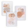 trio quadros decorativos folhagem fwb 3un 3