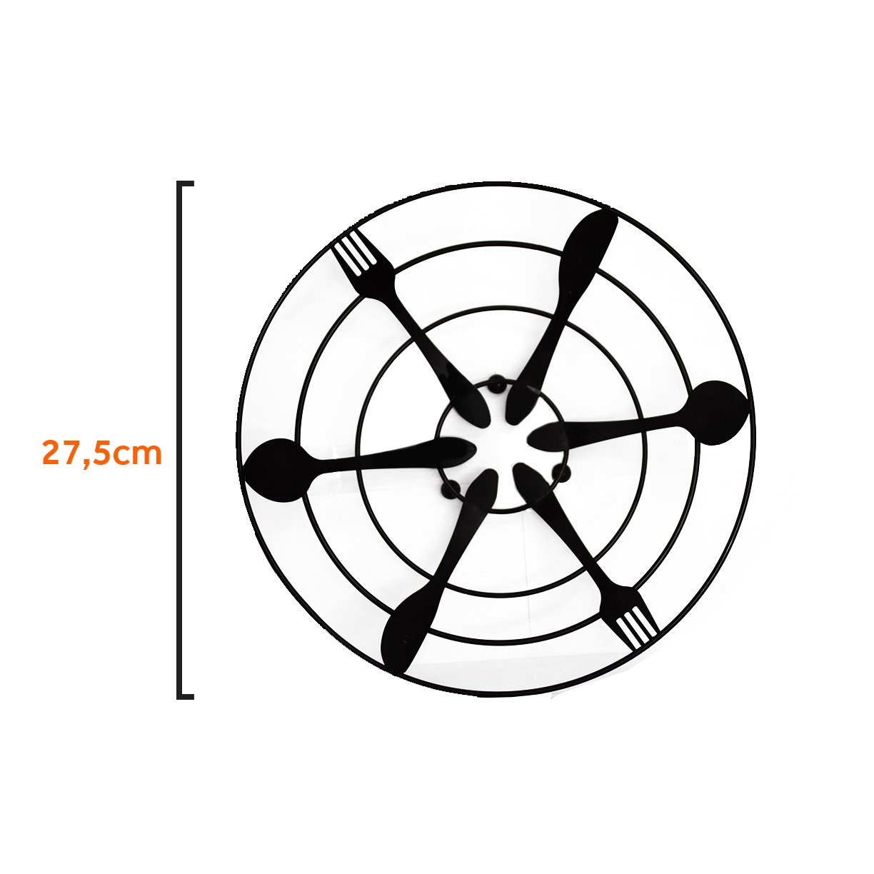 cesto organizadorfruteira de metal wellmix 3
