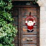 enfeite de porta natal papai noel feliz natal 1 6