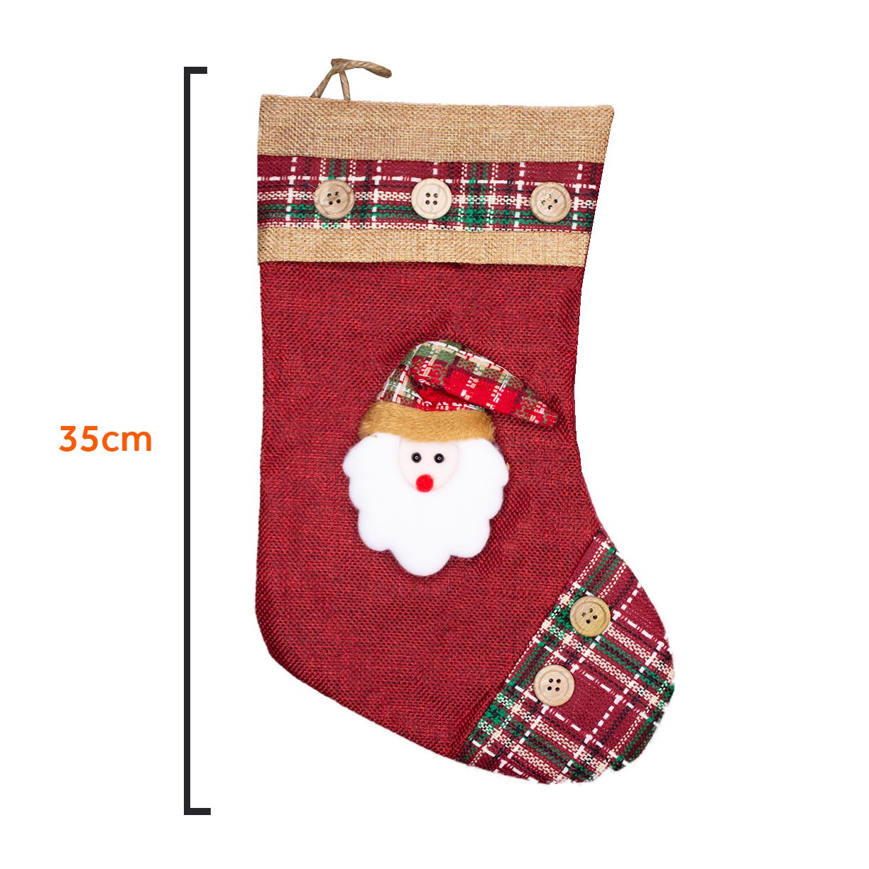 meia decorativa natal 3