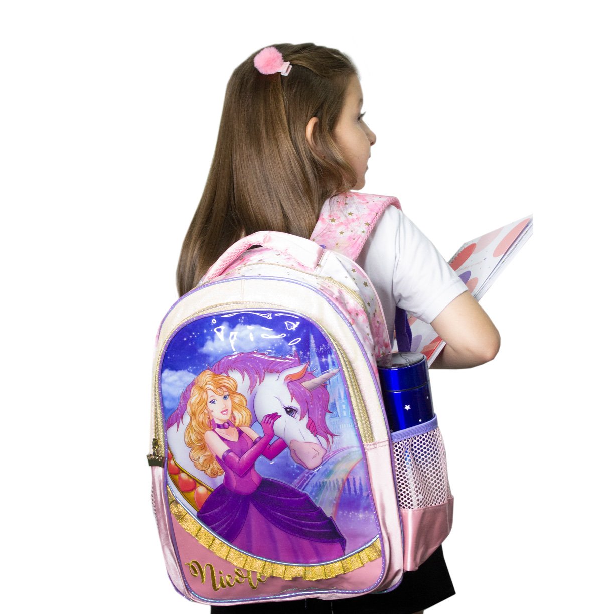 mochila infantil glitter unicornio 2