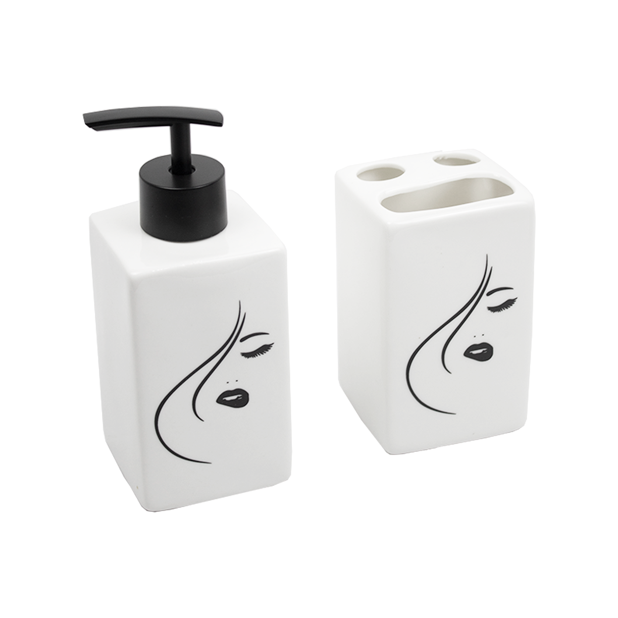 jogo de banheiro de porcelana face 2 pecas amigold 2