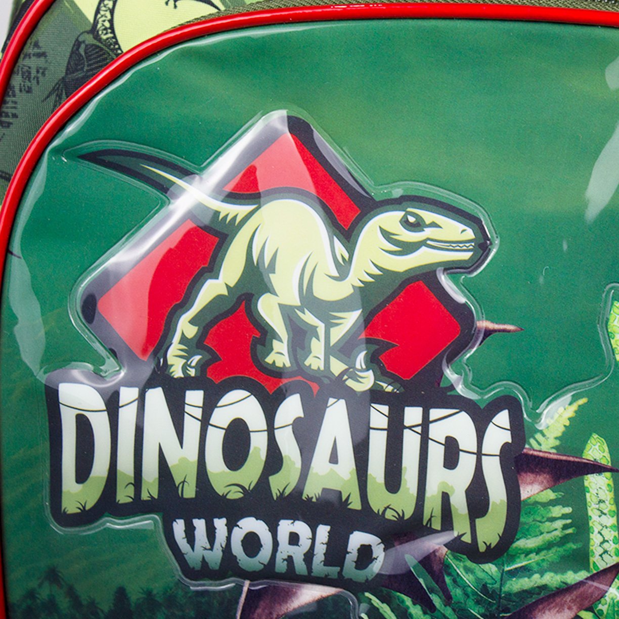 kit mochila de rodinhas infantil juvenil lancheira estojo dinossauro fenix 6